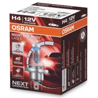 OSRAM ŻARÓWKA H4 12V 60/55W P43t NIGHT BREAKER® LASER (+150%) 1 SZTUKA