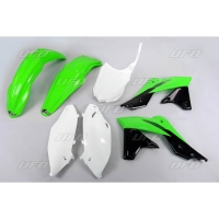 UFO KOMPLET PLASTIKÓW KAWASAKI KXF 250 '13-'16 KOLOR OEM'16 (ZIELONY/BIAŁY/CZARNY)(KA221E999A)