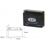LANDPORT AKUMULATOR YT4B-5 (MS LT4B-5) 12V 2,5AH 114X39X86 BEZOBSŁUGOWY - ZALANY (15)