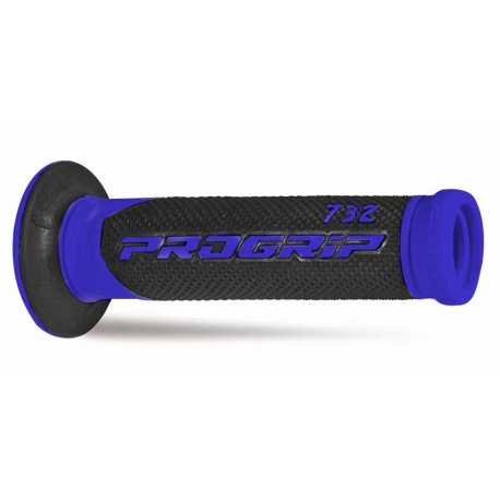 PROGRIP MANETKI PG732 ROAD (22+25MM, DŁ.125MM) KOLOR NIEBIESKI/CZARNY (DWUSKŁADNIKOWE) (732-150) (PG732/2)