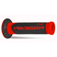 PROGRIP MANETKI PG732 ROAD (22+25MM, DŁ.125MM) KOLOR CZERWONY/CZARNY (DWUSKŁADNIKOWE) (732-149) (PG732/6)