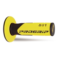 PROGRIP MANETKI PG801 OFF ROAD (22+25MM, DŁ.115MM) KOLOR CZARNY/ŻÓŁTY (DWUSKŁADNIKOWE) (801-142) (PG801/2)