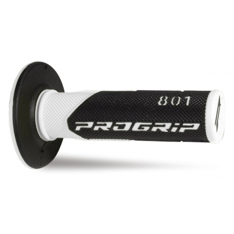 PROGRIP MANETKI PG801 OFF ROAD (22+25MM, DŁ.115MM) KOLOR BIAŁY/CZARNY (DWUSKŁADNIKOWE) (801-137)