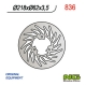 NG TARCZA HAMULCOWA TYŁ YAMAHA DT50R '03-'08, DT50SM '05-'011, DT50X, XT125 '05-'11, MBK 50X-LIMIT '03-'05, MALAGUTI 50 XSM '03'