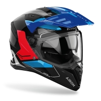 KASK AIROH BANDIT TUNE BLUE/RED GLOSS