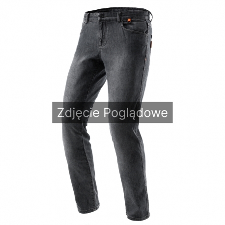 SPODNIE JEANS REBELHORN BRONCO MONOLAYER WASHED BLACK