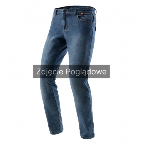 SPODNIE JEANS REBELHORN BRONCO MONOLAYER WASHED BLUE