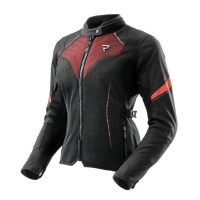 KURTKA MOTOCYKLOWA TEKSTYLNA DAMSKA REBELHORN JAX BLACK RED