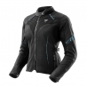 KURTKA MOTOCYKLOWA TEKSTYLNA DAMSKA REBELHORN JAX BLACK BLUE LAGOON