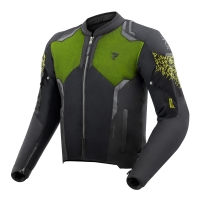 KURTKA TEKSTYLNA REBELHORN JAX BLACK/FLUO YELLOW