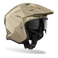 KASK MOTOCYKLOWY AIROH KOMBAKT COLOR MOKA GLOW GLOSS