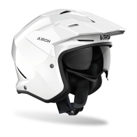 KASK MOTOCYKLOWY AIROH KOMBAKT COLOR WHITE GLOSS