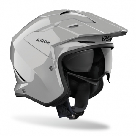 KASK MOTOCYKLOWY AIROH KOMBAKT COLOR DARK GREY GLOSS