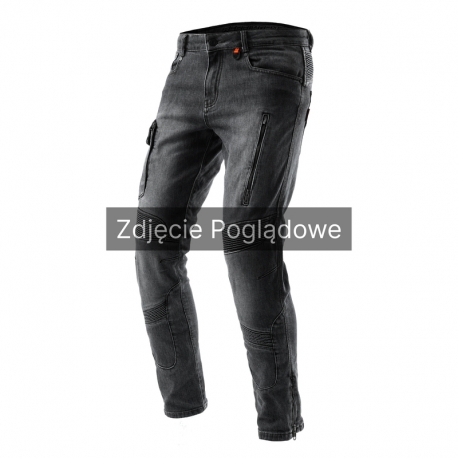 SPODNIE JEANS REBELHORN VANDAL MONOLAYER WASHED BLACK