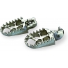 SCAR RACING PODNÓŻKI PEGI ALUMINIOWE KAWASAKI KXF '06-'17, KXF 450 '07-'17, CRF 250 '02-'17 KOLOR TYTANOWY