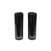 SCAR RACING SAMOPRZYLEPNE OSŁONY GORNEJ CZĘŚCI GOLENI LAG TELESKOPÓW CARBON WYMIARY 160X52 MM
