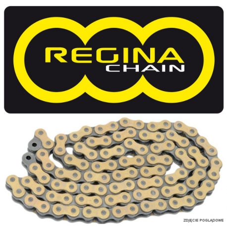 REGINA 2024/09 ŁAŃCUCH NAPĘDOWY 525ZRP (110 OGNIW) Z-RING MAXIMOTO DO 1300 CCM ZŁOTY (ZAKUWKA) (137ZRP/00A)