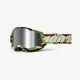 100 PROCENT GOGLE MODEL STRATA 2 WAR CAMO - MIRROR SILVER LENS - KOLOR CAMOUFLAGE SZYBKA SREBRNE LUSTRO