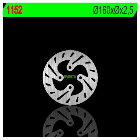 NG TARCZA HAMULCOWA TYŁ BETA 125/200/250/290/300 TRIAL (160x-x2,5)