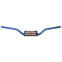 RENTHAL KIEROWNICA 1,1/8 CALA (28,6MM) MX FATBAR HANDLEBAR BLUE CR HIGH/RICKY JOHNSON KOLOR NIEBIESKI Z GĄBKĄ