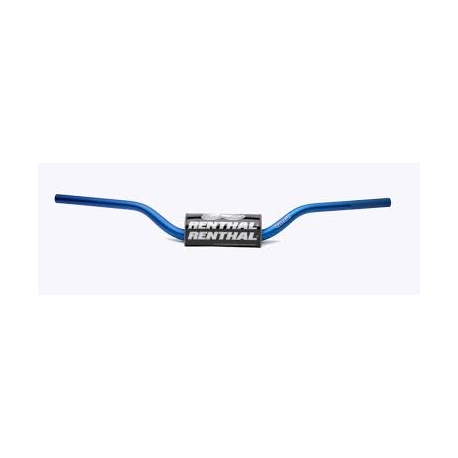 RENTHAL KIEROWNICA 1,1/8 CALA (28,6MM) MX FATBAR HANDLEBAR BLUE MCGRATH / SHORT PADDED PADDED KOLOR NIEBIESKI Z GĄBKĄ