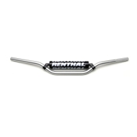 RENTHAL KIEROWNICA 7/8 CALA (22MM) MX HANDLEBAR SILVER JIMMY BUTTON PADDED KOLOR SREBRNY Z GĄBKĄ