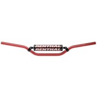 RENTHAL KIEROWNICA 7/8 CALA (22MM) MX HANDLEBAR RED REED / WINDHAM PADDED KOLOR CZERWONY Z GĄBKĄ