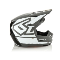 6D HELMETS KASK CROSS/ENDURO MODEL ATR-3 HEX GLOSS WHITE KOLOR CZARNY/SZARY/BIAŁY ROZMIAR S ( 55 - 56 CM )