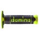 DOMINO MANETKI (GRIPY) OFF ROAD PYRAMID DWUSKŁADNIKOWE KOLOR CZARNY/ŻÓŁTY FLUO
