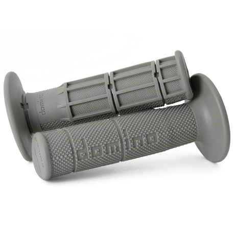 DOMINO MANETKI (GRIPY) OFF ROAD JEDNOSKŁADNIKOWE ULTRA SOFT KOLOR SZARY