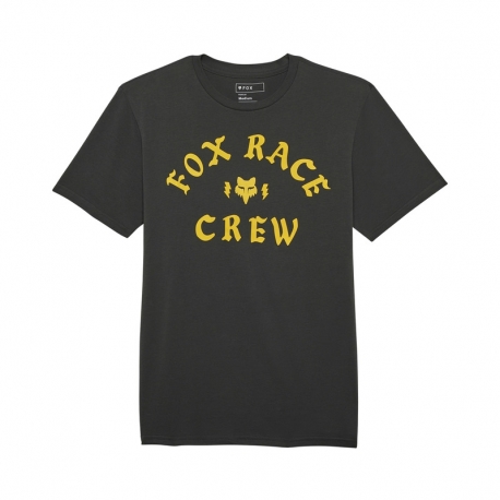 T-SHIRT FOX RACE CREW PREM DARK SHADOW