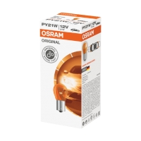 OSRAM ŻARÓWKA 21W 12V BAU15S PY21W (ORANGE) - POMARAŃCZOWA KIERUNKOWSKAZ 1 SZTUKA