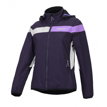 KENNY RACING KURTKA PRZECIWDESZCZOWA SOFTSHELL MODEL RACING WOMAN DAMSKA KOLOR NIEBIESKI/BIAŁY/POMARAŃCZOWY ROZMIAR S