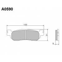 NISSIN 2024/10 KLOCKI HAMULCOWE KH275 PREMIUM SEMI-METALLIC (SPIEK METALICZNY) (ECE R90) (MADE IN JAPAN) (2P-266NS)