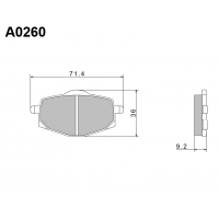 NISSIN 2024/10 KLOCKI HAMULCOWE KH101 PREMIUM SEMI-METALLIC (SPIEK METALICZNY) (ECE R90) (MADE IN JAPAN) (2P-229NS)