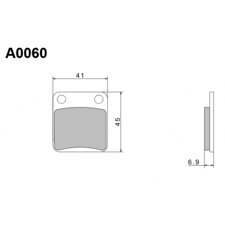 NISSIN 2024/10 KLOCKI HAMULCOWE KH54 / KH257 PREMIUM SEMI-METALLIC (SPIEK METALICZNY) (ECE R90) (MADE IN JAPAN)