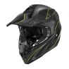 KAPPA KASK KV49 EVO CHASER CROSS KOLOR CZARNY SZARY ŻÓŁTY FLUO MATT ROZMIAR 61 / XL ( HOMOLOGACJA ECE 22R06 )