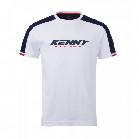 KENNY RACING KOSZULKA T-SHIRT MODEL DREAM KOLOR BIAŁY/NIEBIESKI ROZMIAR S