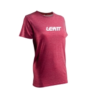 LEATT KOSZULKA (DAMSKA) PREMIUM T-SHIRT RUBY KOLOR CZERWONY ROZMIAR M (CASUAL)