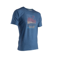 LEATT KOSZULKA CORE T-SHIRT DENIM KOLOR NIEBIESKI ROZMIAR L (CASUAL)