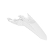 RACETECH (RTECH) 2024/12 REAR FENDER WHITE KTM SX 65 2024 2025