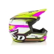 6D HELMETS KASK CROSS/ENDURO MODEL ATR-3 HYPER GLOSS NEON PINK/YELLOW KOLOR BIAŁY/ŻÓŁTY/RÓŻOWY/CZARNY ROZMIAR M ( 57 - 58 CM )