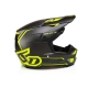 6D HELMETS KASK CROSS/ENDURO MODEL ATR-3 NOVA MATTE YELLOW KOLOR CZARNY/ŻÓŁTY FLUO ROZMIAR S ( 55 - 56 CM )