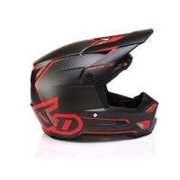 6D HELMETS KASK CROSS/ENDURO MODEL ATR-3 NOVA MATTE RED KOLOR CZARNY/CZERWONY ROZMIAR M ( 57 - 58 CM )