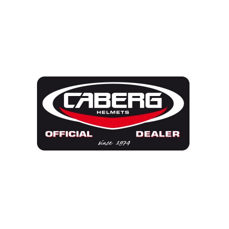 CABERG MATERIAŁ PROMO NAKLEJKA NA DRZWI 30X18CM Z LOGIEM CABERG