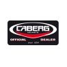 CABERG MATERIAŁ PROMO NAKLEJKA NA DRZWI 30X18CM Z LOGIEM CABERG