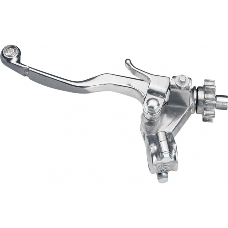 LEVER CLUTCH WITH HOT START ALUMINUM SILVER