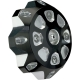 GAS CAP ALUMINUM BLACK / SILVER