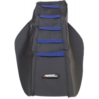 RIBBED SEAT COVER BLACK/BLUE