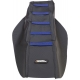 RIBBED SEAT COVER BLACK/BLUE